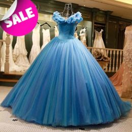 Robes incroyables robes de bal bleu robes de bal 2019 Robes de concours quinceanera robes de remise des remises