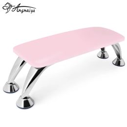 Jurken angnya echte lederen nagel kunst schoonheid salon hand rusttafel kussen kussen kussen manicure houder hand kussen nagelarm rustkussen