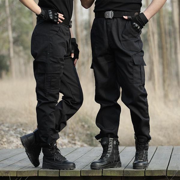 Pantalons militaires tactiques noirs pantalons cargo décontractés pour hommes pantalons de travail de camouflage pantalons de survêtement de l'armée de combat hommes pantalons Airsoft