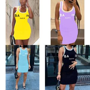 Jurken Casual Plus Size Designer Dress Mode Letter Print Slim Dry Mini Rok Dameskleding Dames