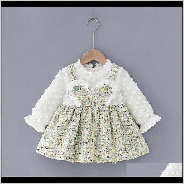 Robes Vêtements Bébé Enfants Maternité Drop Livraison 2021 Printemps Né Filles À La Mode Pour L'enfant Fille Bébé Princesse Vêtements Fête D'anniversaire
