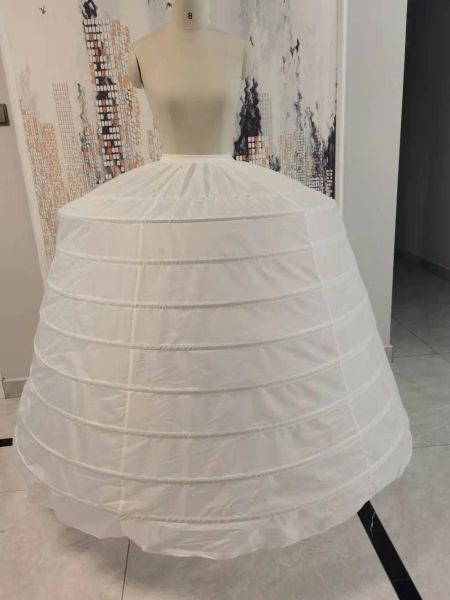 Robes diamètre 150cm 9 cerceaux jupons jupons jupt pour grosse robe de bal robe de mariée robes de mariée accessoires de mariage crinoline