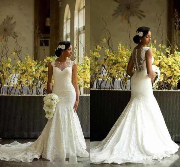 Robes élégantes robes de mariée de style sirène