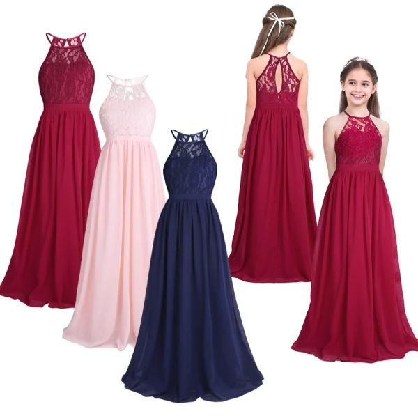 Robes Feeshow été filles robe vêtements pour enfants fête princesse bébé enfants filles vêtements robes de mariée robe de bal Costume adolescent