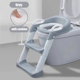 Jurken vouwen infant onbenullige stoel urino rugleuning trainingsstoel met stiefkruk ladder voor baby peuters jongens meisjes veilige toilet potties