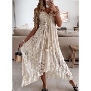 jurken voor vrouw elegant voor een bruiloft lange rok dames ceremonie zomerjurk nieuwe mouwloze slanke passende patchwork pocket dames beloning swing vloer rok 8fk3