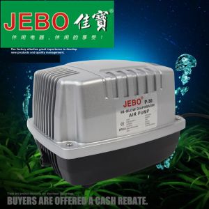 Jurken Jebo 10W Big Air Pump 220 ~ 240V voor aquariumvissentank met 8 manieren Luchtsplitterregeling VAE Hoge kwaliteit P30