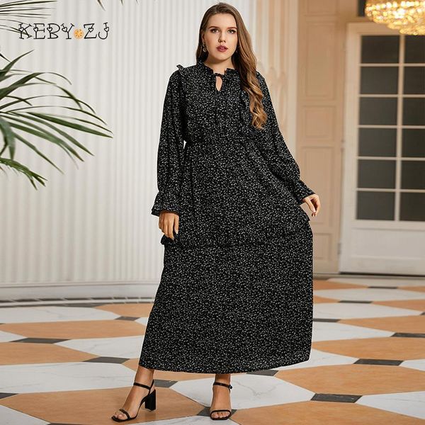 Robes keby zj grande taille robe fête femme bon marché en mousseline de soie