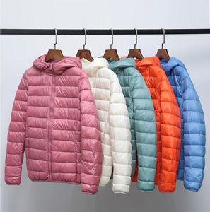 Robes Vestes rembourrées légères Vestes pour femmes Printemps 2022 Manteau matelassé ultraléger à capuche pour l'hiver chaud Manteaux en duvet léger