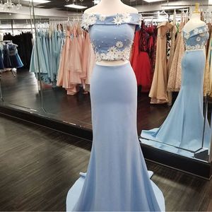 Jurken Lange avondmouwen Elegante Dubai Arabische pailletten promjurken Party -jurk