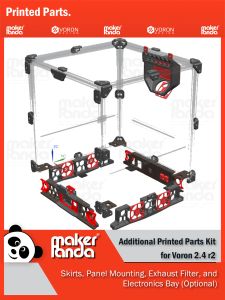 Jurken Makerpanda Voron 2.4 R2 Extra gedrukt onderdelenpakket Gedrukt in Esun Abs+ Rokken Paneelmontage Filter Voron 2 4 Maker Panda