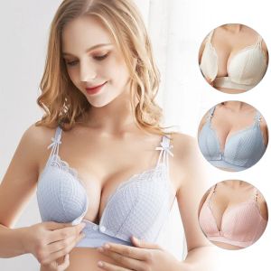 Jurken Maternity Fancy Underwear Breast Feeding Beha's Mralette verpleegkundige accessoires Sexy Lace vaste voeding Verpleging beha plus size zwangerschap