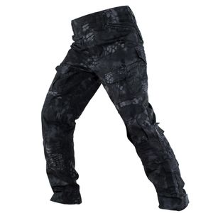 Vestidos Hombres Pantalones de combate Ejército de EE. UU. Paintball Militar Airsoft Carga táctica Pantalones deportivos Camuflaje Multicam Trekking Ropa de caza