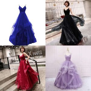 Robes Party Boho Quinceanera Simple Semeding Vneck Ball Bow Calssic Spaghetti Strap Prom Real Po 230221