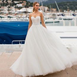 Vestidos Ruby CARECO CARECO Vestido de novia 2022 Sweetheart LaceUp GOWN BRIDAL TUL TULLE APLIQUE VESTIDO VESTIVO MUJERES