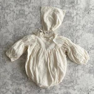 Jurken Ruches Kant Kleine Meisjes Jurk Lange Mouw Baby Kids Bladerdeeg Mouw Tutu Jurk voor Peuter Meisjes Kleding Kinderen Boho Jurk