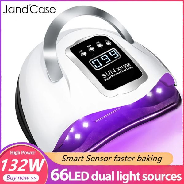 Robes soleil x11 max uv lampe à LED portable lampe de séchage à ongles portable ongles sèche rapides ongles vernis 132W capteur automatique sèche-ongle hine pour manucure