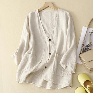Jurken Dun katoenen linnen pak dames lente en zomer mode chic elegant design gevoel van kleine wierook wind casual vest jasje
