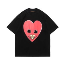 Drew Love Carta corta Bear Bear Campo Redondeo Valentín Valentín Camiseta de camiseta Trendy Brand Tee