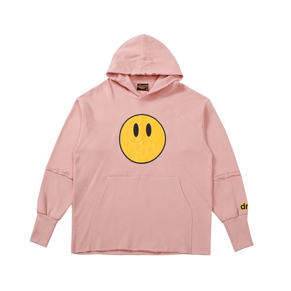 Drew Sweats à capuche pour hommes Sweatshirts Qualité visage souriant Doublure en coton d'hiver Sourire sweat à capuche anime y2k sweat à capuche Hommes Sweatshirts Causal Chaud Plaine Drews barrière à capuche DPOQ