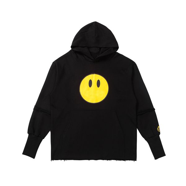 Drews Sweats à capuche pour hommes Sweatshirts de qualité visage souriant hiver doublure en coton sourire anime sweat à capuche y2k sweat à capuche hommes sweats casual chaud plaine Drews barrière à capuche 8HDW