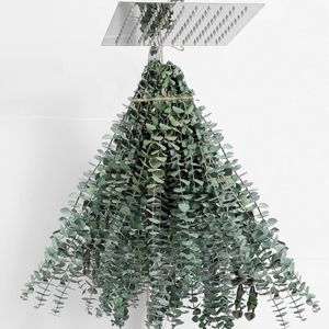 Fleurs séchées 100% fabriquées à partir de feuilles d'eucalyptus fraîches pour la douche suspendues de vraies tiges Home Farmhouse Decor DIY Plantes artificielles 230711