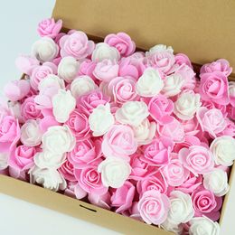 Getrocknete Blumen, 200 Stück, Teddybär-Rosen, 3 cm, PE-Schaum, Rosenkopf, künstliche Blume, Heimdekoration, Kranz, Hochzeit, Valentinstag, DIY-Geschenk 230923