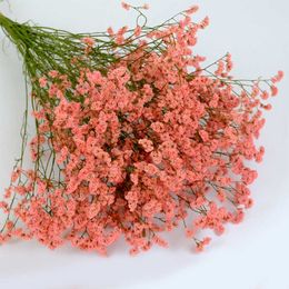 Fleurs séchées cristal herbe préservé Bouquet de fleurs naturel rouge Rose Rose sec maison mariage bureau moderne maison décoration