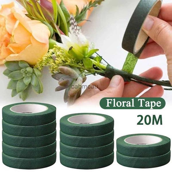 Fleurs séchées Rape Floriculture Bouquet auto-adhésif Bouquet floral Paper Tapes Stamily Emballage Floriste DIY DÉCORATIVE FLORI