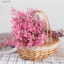 Flores secas Flores secas naturales Conservadas Gypsophila Paniculata Fresh Baby Breath Bouquet Boho Home Table Decor para la decoración de la boda R230720