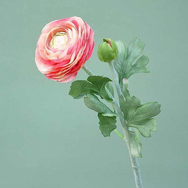 Fleurs séchées nordique luxe Rose pivoine artificielle Ranunculus fleur décoration de mariage Simulation domestique