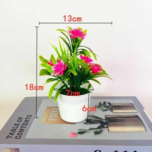 Fleurs séchées Petit Lotus En Pot Fleur Artificielle Pas Cher En Plastique Fausses Têtes De Plantes Salon Table Et Comptoir Décoration Plantes Vertes