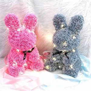 Fleurs séchées ours en peluche de Roses, cadeau de saint-valentin, cadeau d'anniversaire, bricolage, Scrapbooking, décoration de mariage, maison, moule en mousse, vente en gros, Y2212