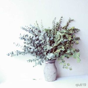 Gedroogde Bloemen to10st Boeket Natuurlijke Eucalyptus Bladeren Takken Gedroogde Bloem Echte Plant Diy Bloem Bruiloft Tafel Ornament Home Decor R230725