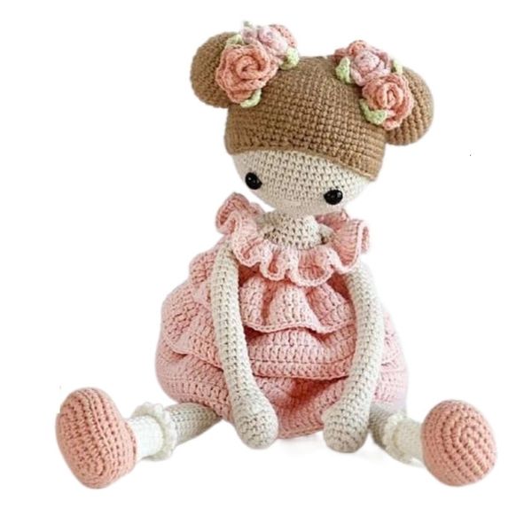 Flores secas TPRPYN falda plisada Gril Crochet Kit DIY doll Crocheting kits Amigurumi Gift Knitting kit Toy handmake Hilo Accesorios Patrón 230729