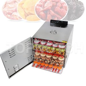 Gedroogd fruitmachine Elektrisch uitgedroogd voedsel Instant rundvlees schokkerig keuken huishouden groentevlees droger 10 lagen