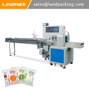 Machine d'emballage horizontale automatique pour sacs d'oreiller de fruits secs, Machine d'emballage alimentaire, prix réduits