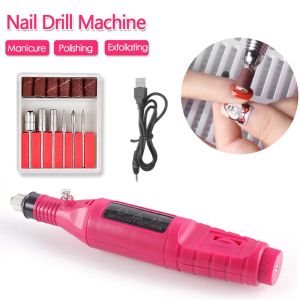 Perceuses à ongles électriques Sander Hine Lathe à ongles professionnels 5 couleurs