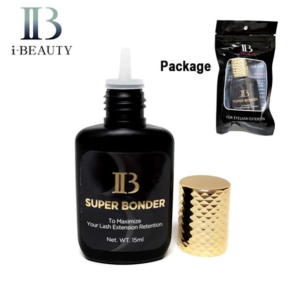 Percettes IB Super Bonder Fixing Agent pour les cils Extensions Extensions Primer Curring Liquid For Lash Glue Aide Adhésif pour les cils Greffant 15 ml