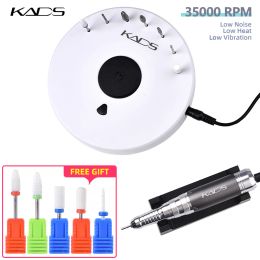 Perceuses KADS Nail Drill Machine 35000 tr / min électrique Professional Machine Manucure Machine à ongles Céramique Perceux à ongles Sander