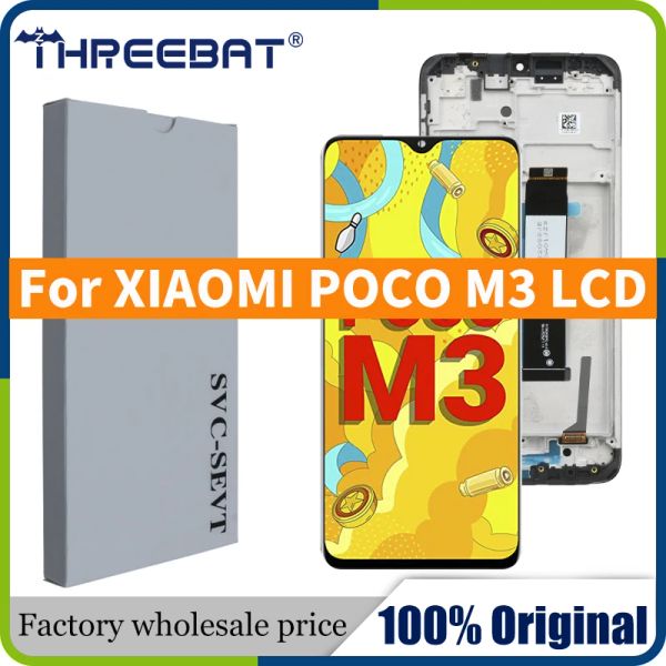 Forets Affichage d'origine pour Xiaomi POCO M3 LCD M2010J19CG Affichage tactile Assemblage de numéros de écran pour Redmi 9T M2010J19SG Pièces d'écran