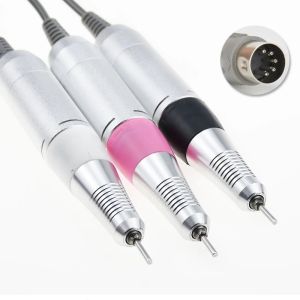 Drills Pro 30000 tr/min perceuse à ongles électrique poignée en acier inoxydable perceuse de manucure électrique accessoire outil d'art des ongles 3 choix de couleurs