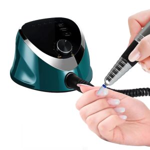 Drills Professional 30000rpm elektrische nagelboormachine voor manicure met LCD -display lage warmte nagelboorschuurmachine voor nagelgelgolm