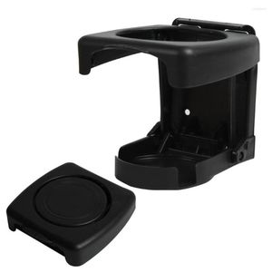 Soporte para bebidas, 1 Uds., taza para coche, ajustable, plegable, negro, Beige, accesorios interiores universales para bebidas