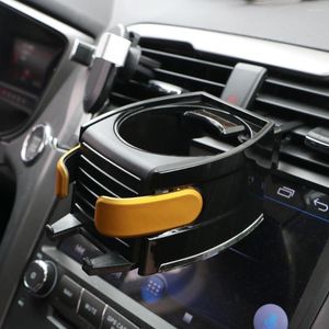 Drinkhouder Auto Styling Cup Autombenodigdheden Universal Air Venting Outlet Water Bottle Telefoonstandaard