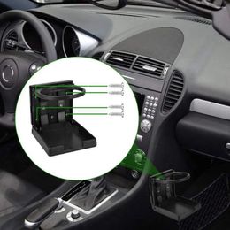 Porte-boissons Portable voiture pliant ABS pratique Automobile boissons support noir tasse Bekerhouder Auto