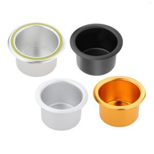 Soporte para bebidas Taza universal de acero inoxidable Empotrable Se adapta a la mesa de juego de coche RV