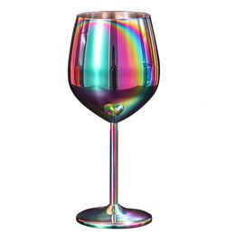 Tasse de boisson cuisine en acier inoxydable gobelet facile propre grande capacité 500 ml de bar à domicile cocktail de verre à vin extérieur 240430