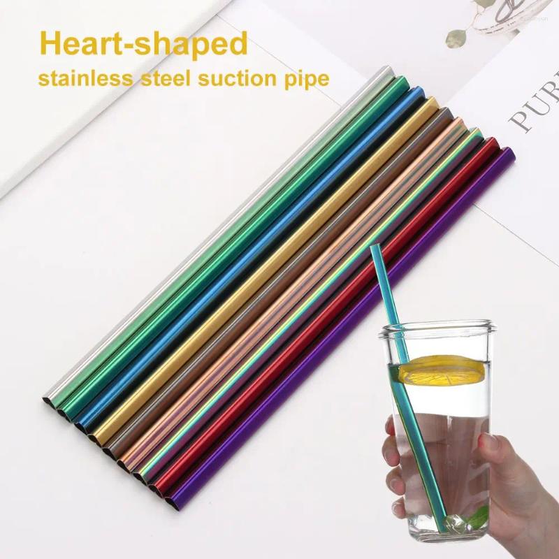 Drinking Straws Eco-friendly Portable Stainless Steel Kitchen Accessories Reusable Straw Bar Tool Metal