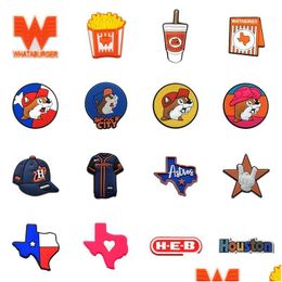 Paignes de consommation moq 20pcs Texas Style Custom SILE S TOPPERS ER CHARMS BUDDIES DIY DÉCORATIVE 8 mm Supplies Gift Drop Livraison DHCN9